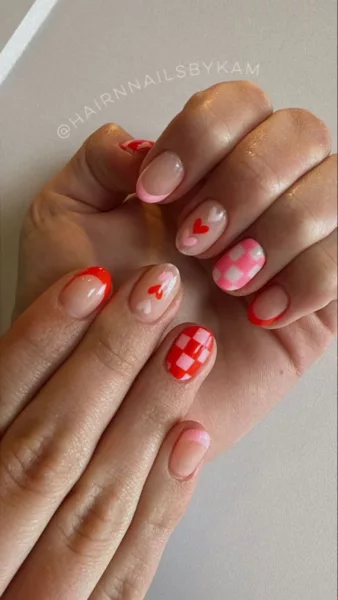 65 Pretty Valentines Nails Ideas, Art + Designs to Copy Now Pretty Valentines Nails Ideas, Art + Designs to Copy Now