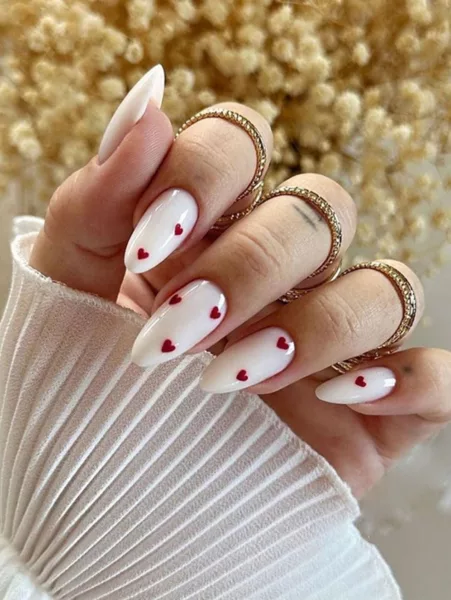 65 Pretty Valentines Nails Ideas, Art + Designs to Copy Now Pretty Valentines Nails Ideas, Art + Designs to Copy Now