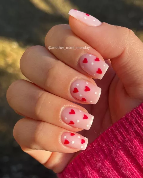 65 Pretty Valentines Nails Ideas, Art + Designs to Copy Now 65 Pretty Valentines Nails Ideas, Art + Designs to Copy Now