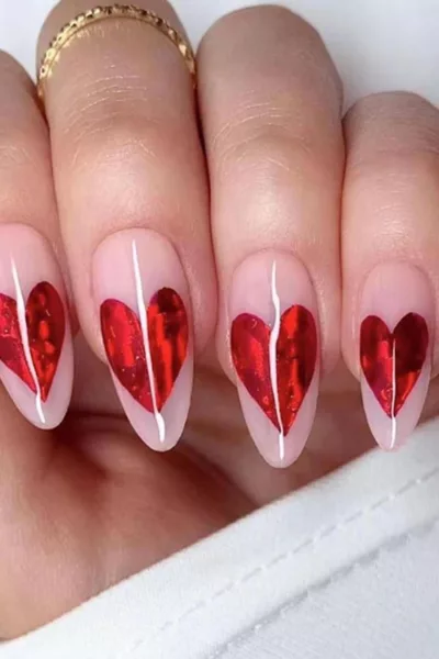 65 Pretty Valentines Nails Ideas, Art + Designs to Copy Now 65 Pretty Valentines Nails Ideas, Art + Designs to Copy Now
