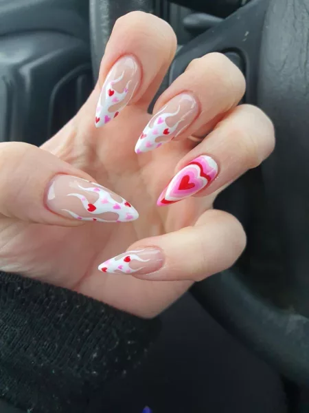 65 Pretty Valentines Nails Ideas, Art + Designs to Copy Now Pretty Valentines Nails Ideas, Art + Designs to Copy Now