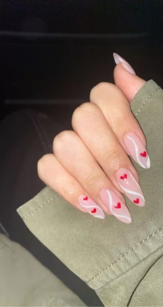 65 Pretty Valentines Nails Ideas, Art + Designs to Copy Now Pretty Valentines Nails Ideas, Art + Designs to Copy Now
