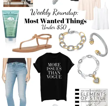 Roundup Of The Most Wanted Things Under $50 | Travel Beauty Blog | Great Finds | Weekly Roundup | Great Finds | Shopping | Sale | Shopping