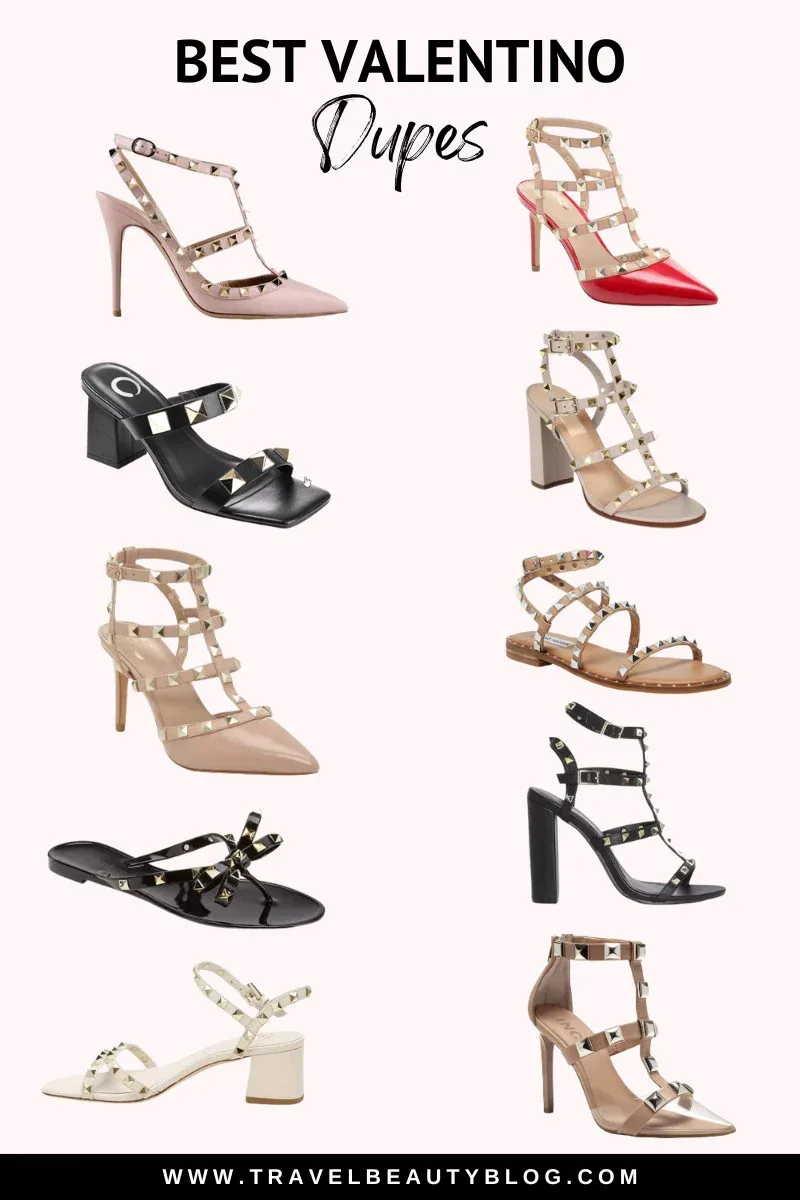 Valentino flip flop online dupes