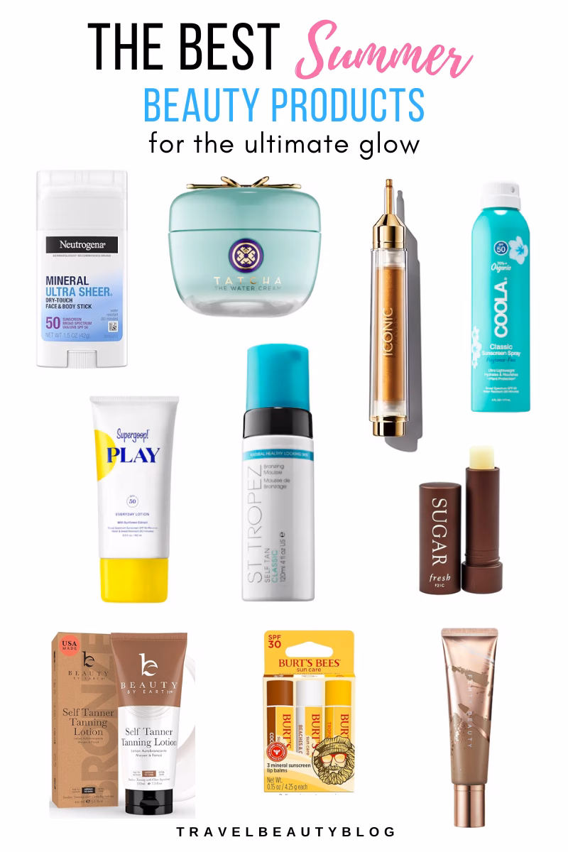 The 10 Best Summer Beauty Products for the Ultimate Glow | Travel Beauty Blog