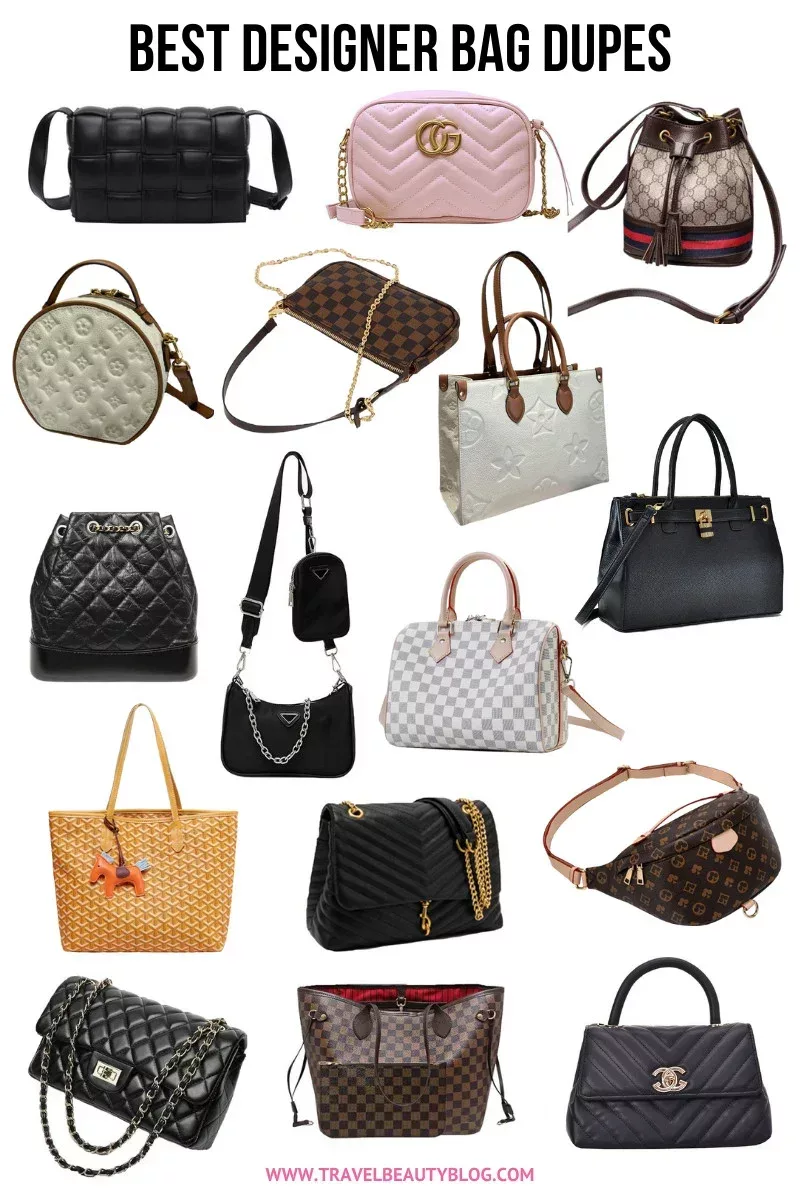 best designer bag dupes 2021 - travel beauty blog