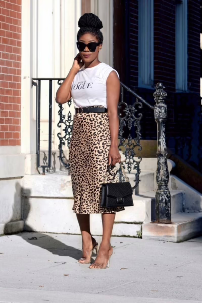 Leopard Print Skirt Outfits that look Effortlessly Chic | Travel Beauty Blog
