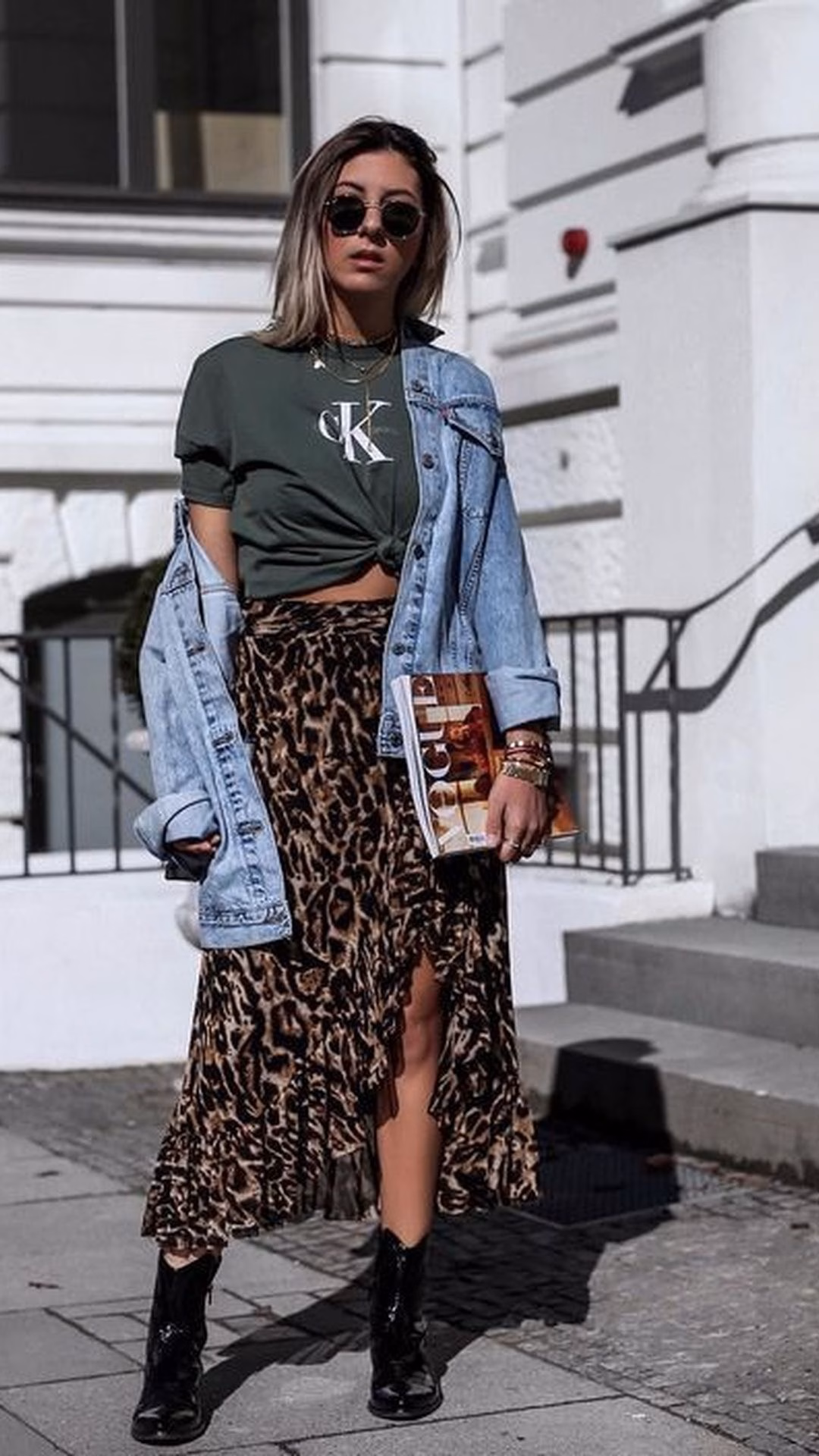 Leopard Print Skirt Outfit Ideas for Spring and Summer | Travel Beauty Blog