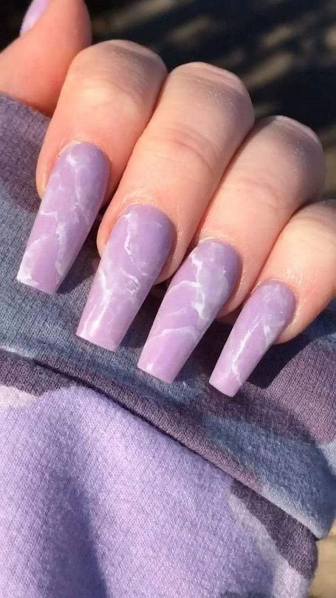86 Best Purple Nail Designs for the Spring Season | Purple nails, Purple  nail designs, Lilac nails design