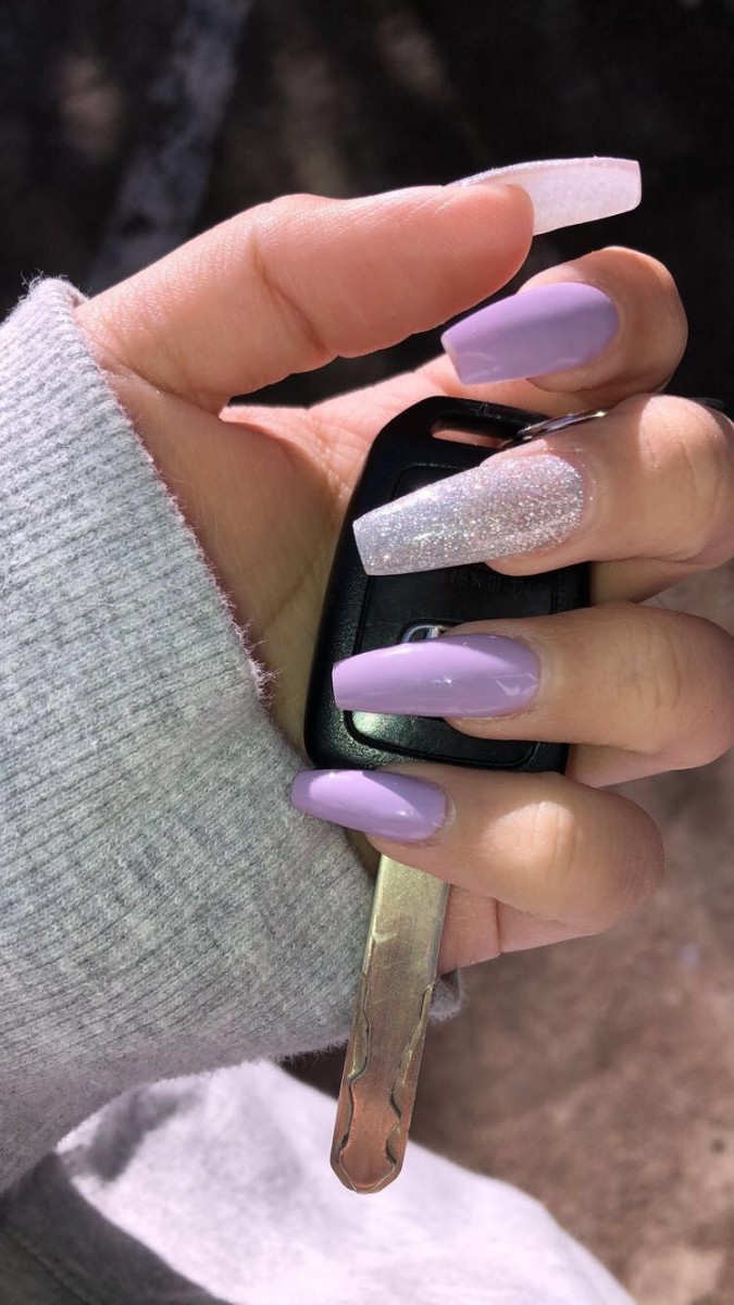 Light Purple Nails: 45+ Prettiest Designs and Ideas | Unhas bonitas, Unhas  violetas, Unhas roxas
