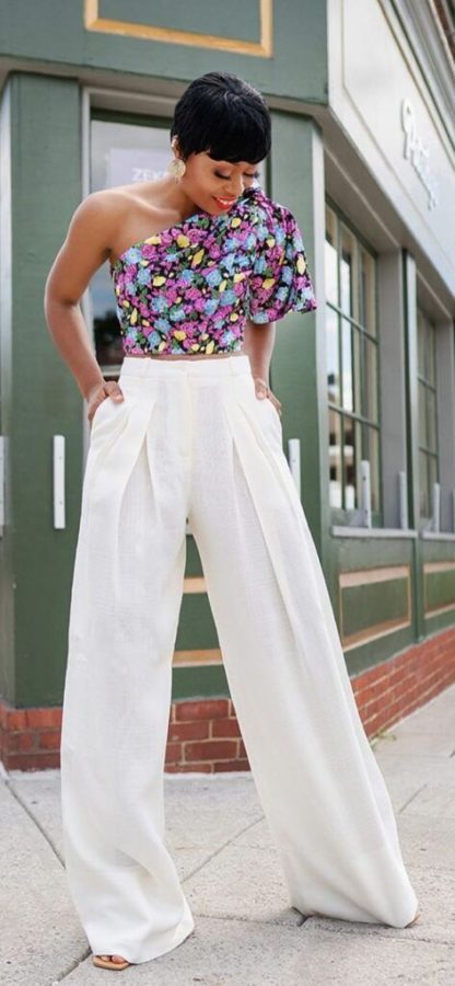 A Guide To What Tops To Wear With Wide-Leg Pants