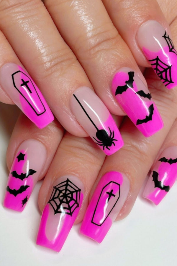 Go Polished: Spider and Web Nail Tutorial
