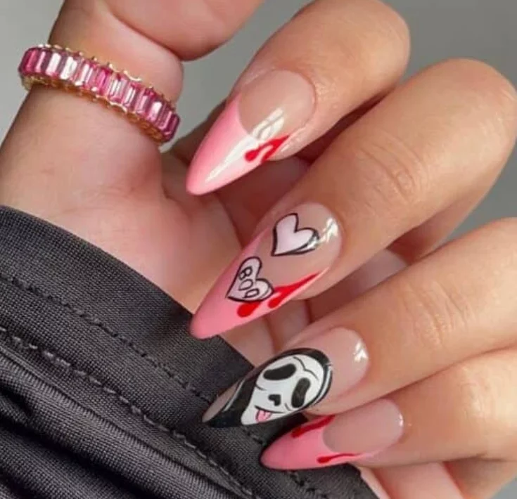 50 Pretty Spooky Halloween Nails Designs To Recreate Now 2022 | Travel Beauty Blog