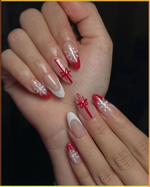 Christmas Gift Nails Ideas | Travel Beauty Blog