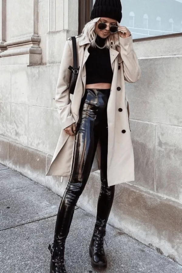Best Tops To Wear With Leather Leggings For A Chic Look | Travel Beauty Blog