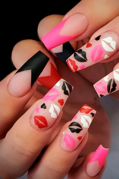 65 Pretty Valentines Nails Ideas, Art + Designs to Copy Now 65 Pretty Valentines Nails Ideas, Art + Designs to Copy Now