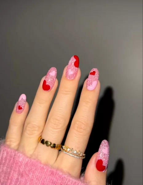 65 Pretty Valentines Nails Ideas, Art + Designs to Copy Now 65 Pretty Valentines Nails Ideas, Art + Designs to Copy Now