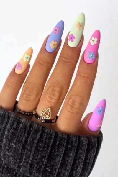 60 Pretty Easter/Spring Nails Designs Everyone Is Wearing