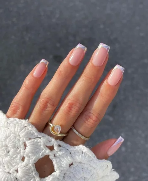 30 Gorgeous Chrome French Tip Nails Ideas To Easily Recreate