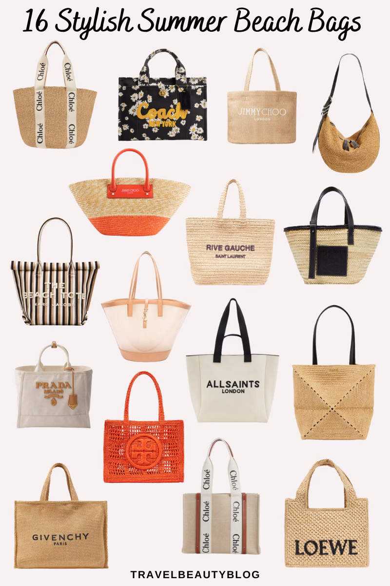 Stylish Summer Beach Bags to make a Statement | Travel Beauty Blog