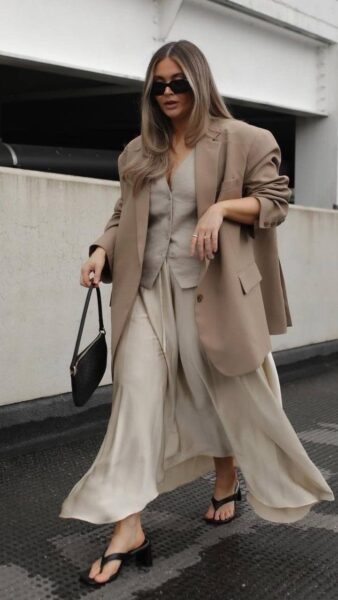 13 Cool Ways to Wear a Satin Skirt
