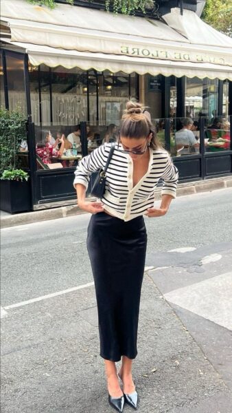 13 Cool Ways to Wear a Satin Skirt