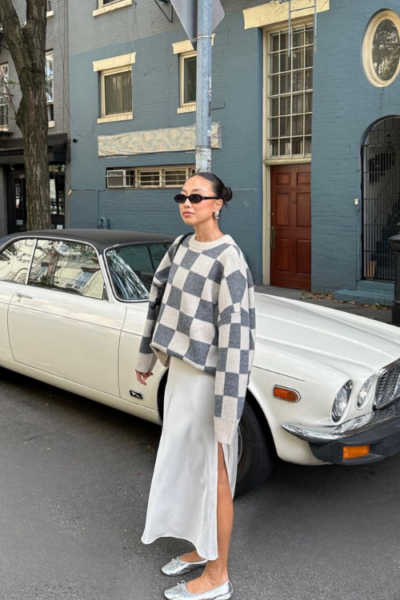 13 Cool Ways to Wear a Satin Skirt