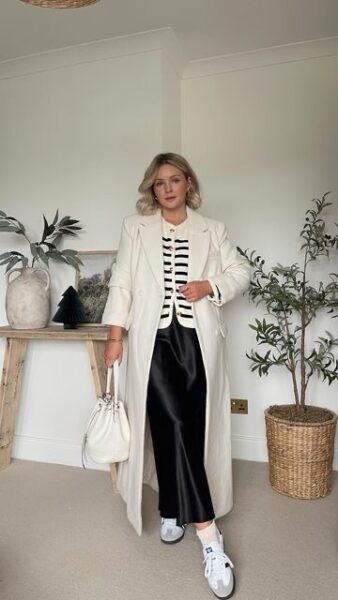 13 Cool Ways to Wear a Satin Skirt