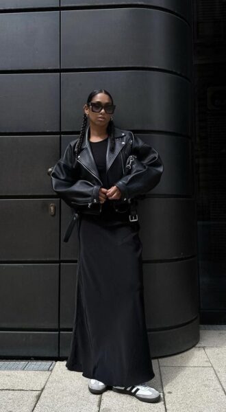 13 Cool Ways to Wear a Satin Skirt