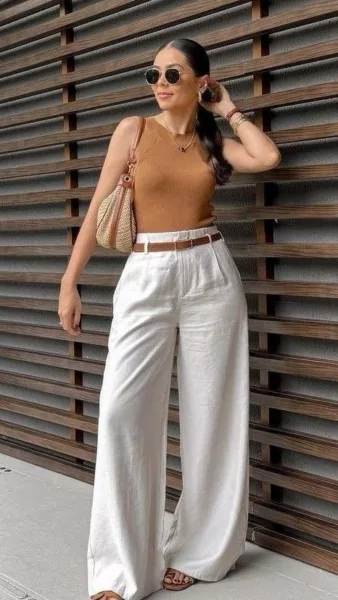 20 Stunning Linen Pants Outfits Ideas for Every Occasion Timeless Linen Pants Outfits for Every Occasion | Travel Beauty Blog