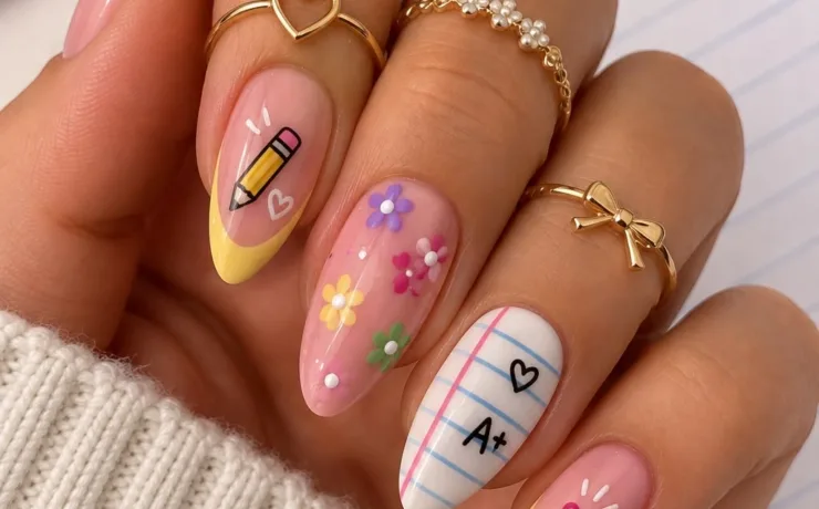 Back to School Nail Ideas That Are Too Cute for Class | Travel Beauty Blog